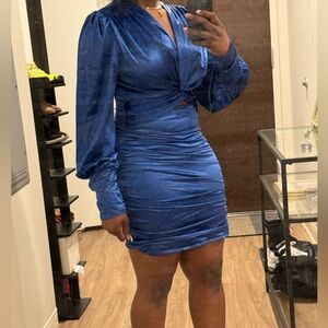 Long sleeve, cut out dress